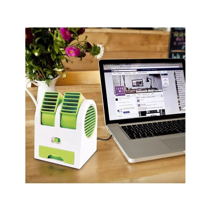 MINI VENTILADOR CON AIRE ACONDICIONADO