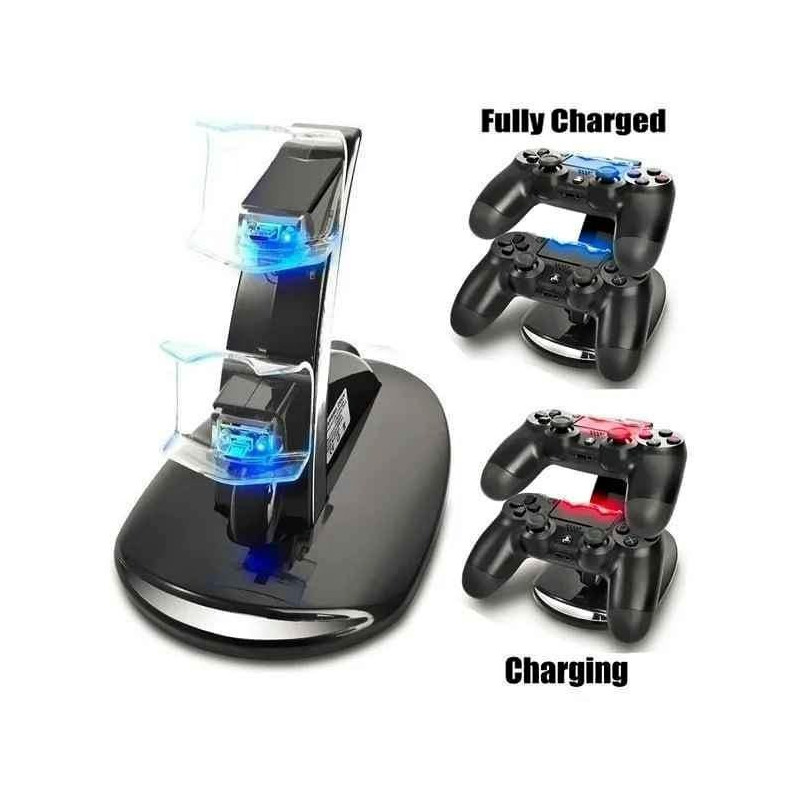 SOPORTE CON CARGADOR PALANCA DE PS4