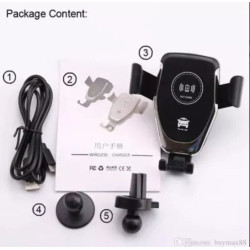 CARGADOR INALÁMBRICO DE CELULAR PARA AUTO