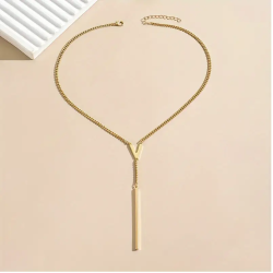 COLLAR DE BORLAS DORADO