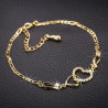 PULSERA DE CORAZONES ENLAZADOS